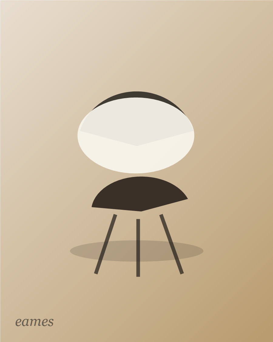 Generated lounge chair visual