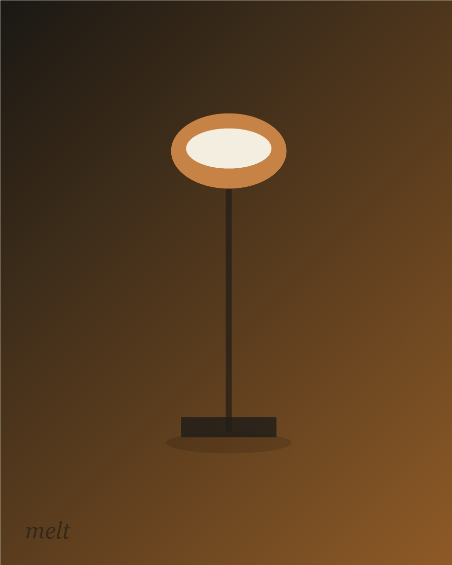 Generated copper pendant visual